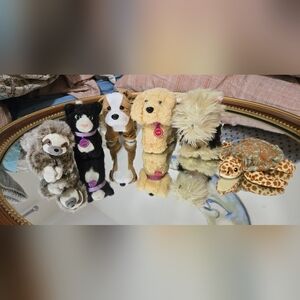 American Girl Black and Brown Dog Plush Toy